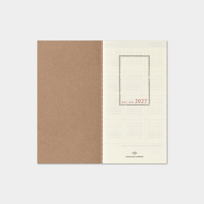 Traveler's Company 2027 - Weekly + Memo Refill (Regular)