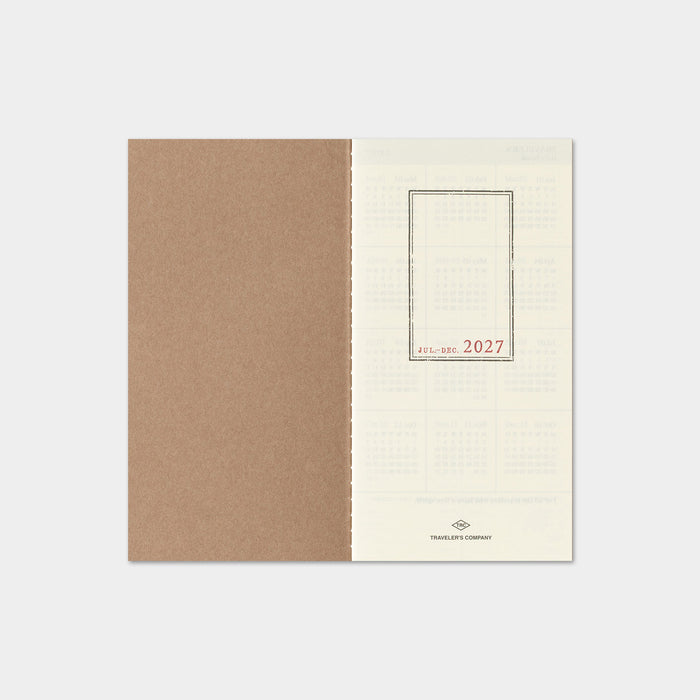 Traveler's Company 2027 - Weekly + Memo Refill (Regular)