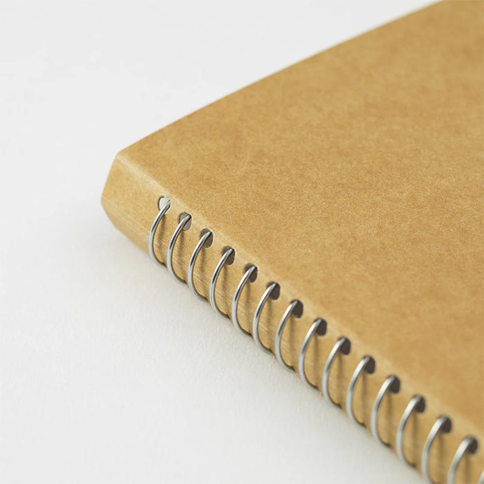 Traveler's Company Spiral Ring Notebook - A5 Slim Blank MD Paper White