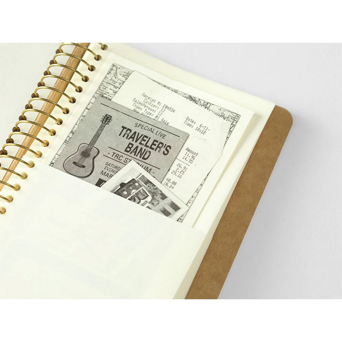 Traveler's Company Spiral Ring Notebook - A6 Slim Paper Pocket