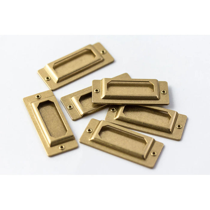 Traveler's Company Brass Label Plates (6 pcs)