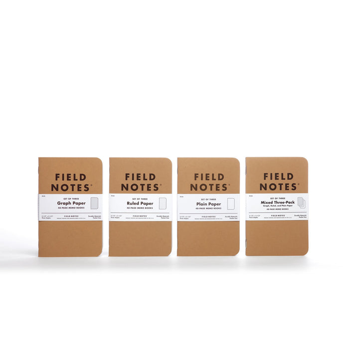 Field Notes Original Kraft -muistivihko (3-pack)