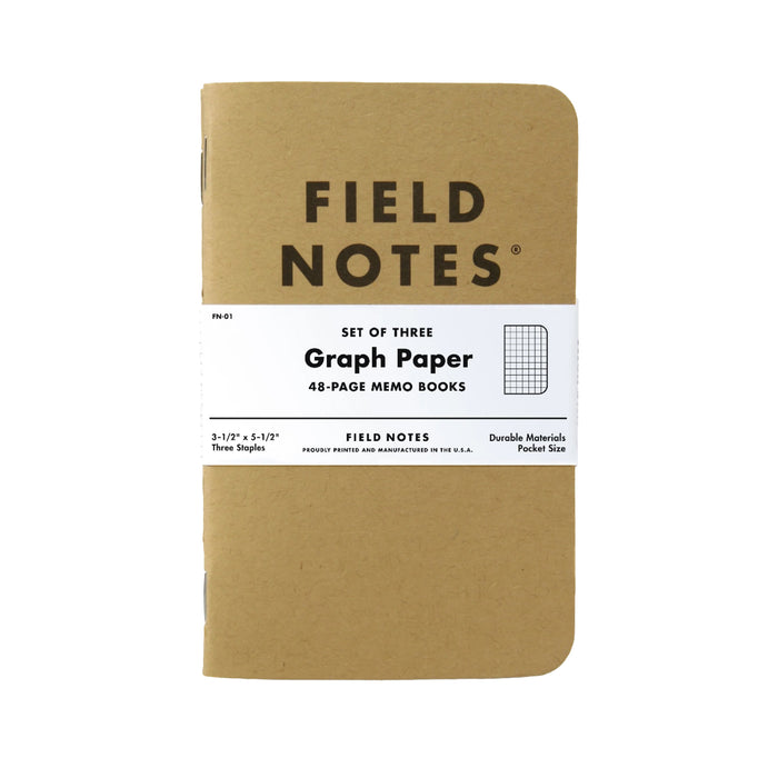 Field Notes Original Kraft -muistivihko (3-pack)