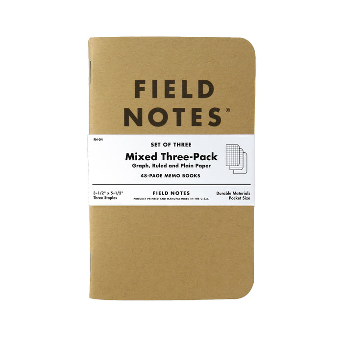 Field Notes Original Kraft -muistivihko (3-pack)