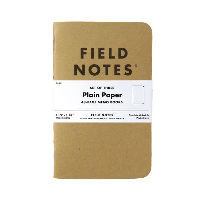 Field Notes Original Kraft -muistivihko (3-pack)