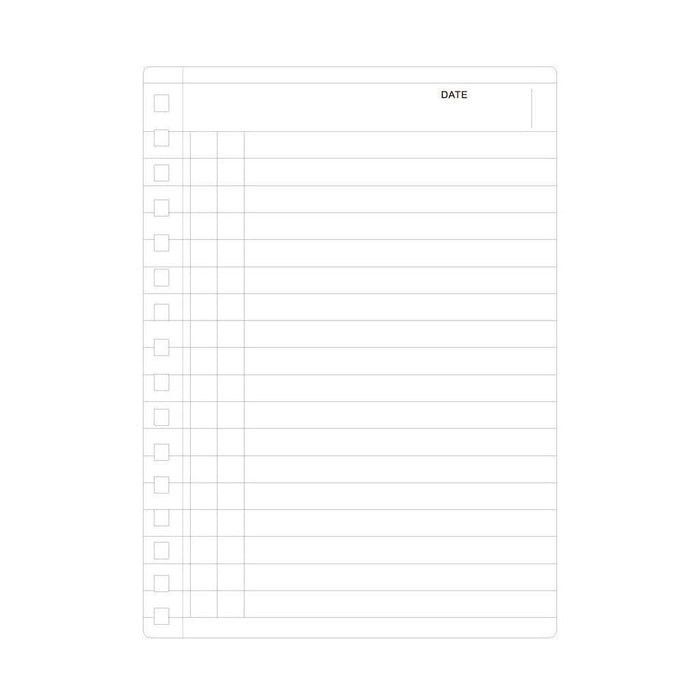Maruman Mnemosyne N197A To Do Notebook A6 - Urban Kit Supply