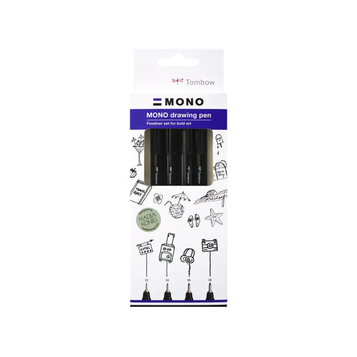 Tombow Fineliner MONO Drawing Pen Set
