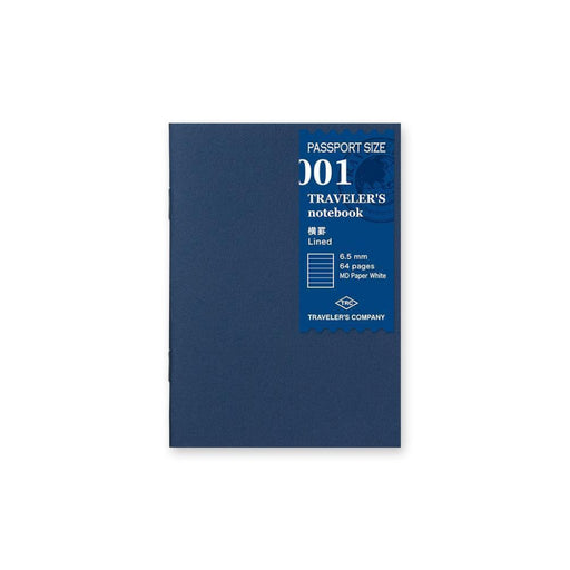 Traveler's Company - 001 Lined Notebook Refill (Passport)