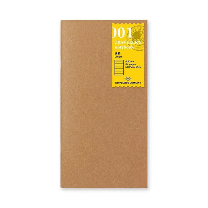 Traveler's Company - 001 Lined Notebook Refill (Regular)