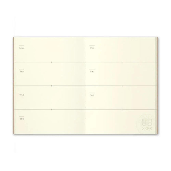 Traveler's Company - 007 Free Diary Weekly (Passport)