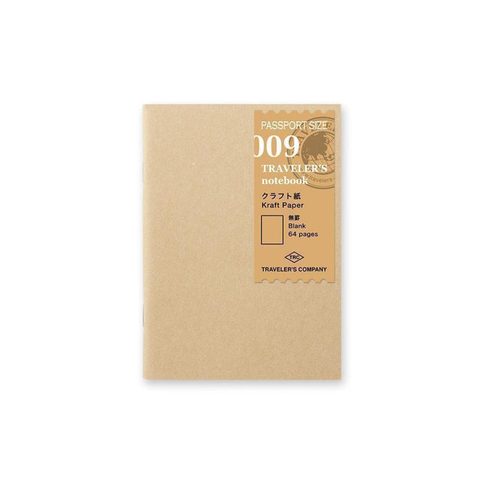 Traveler's Company - 009 Kraft Paper Refill (Passport)
