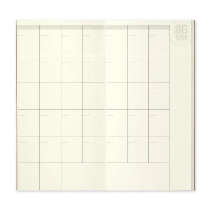 Traveler's Company - 017 Free Diary Monthly Refill (Regular)