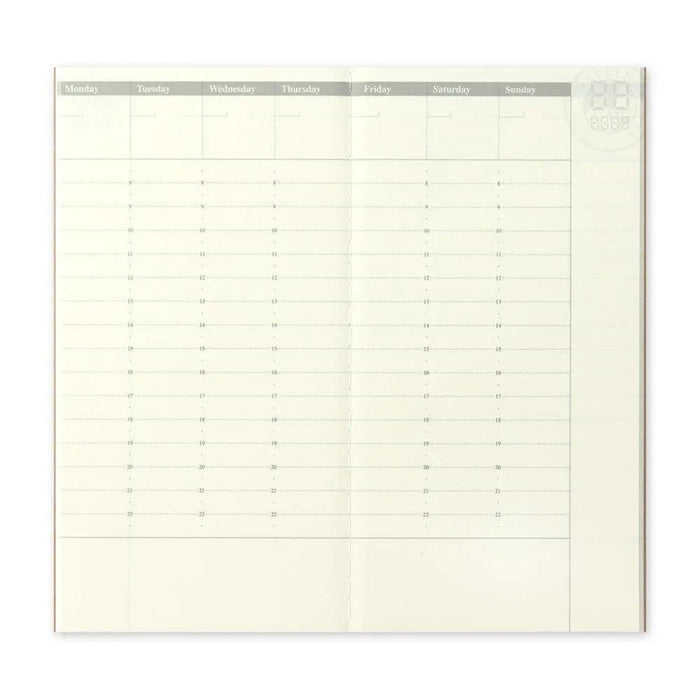 Traveler's Company - 018 Free Diary Weekly Refill (Regular)