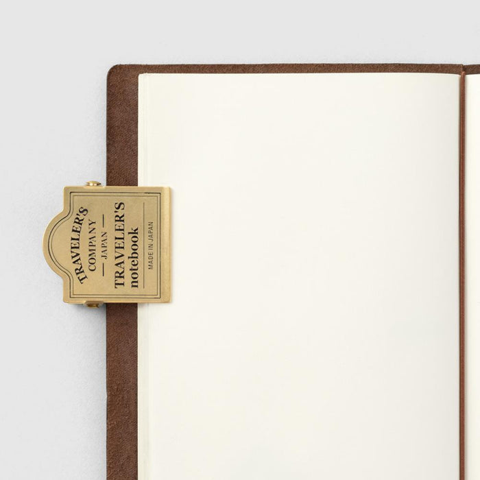 Traveler's Company - 030 Brass Clip - TRC Logo