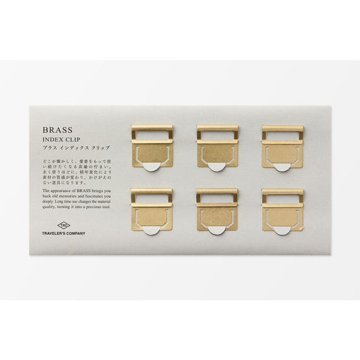 Traveler's Company Brass Index Clips (6 kpl)