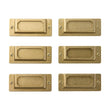 Traveler's Company Brass Label Plates (6 pcs)