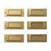 Traveler's Company Brass Label Plates (6 pcs)