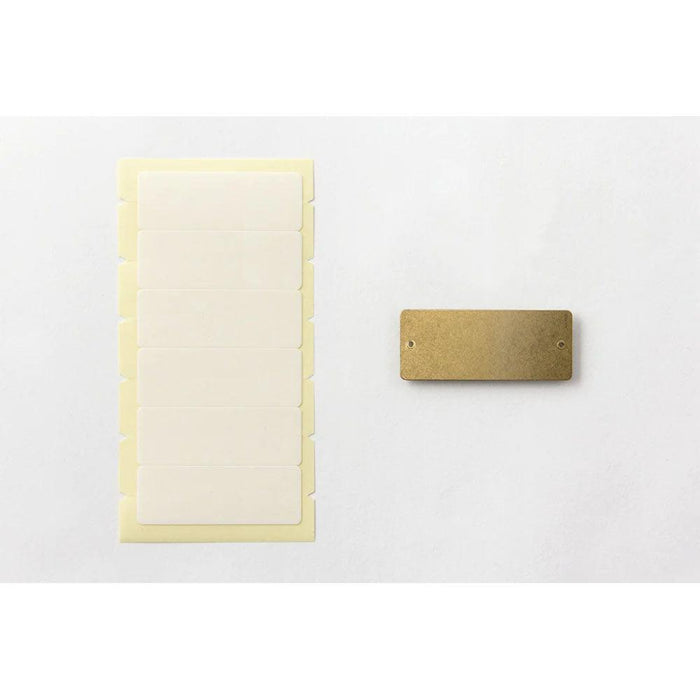 Traveler's Company Brass Label Plates (6 pcs)