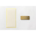 Traveler's Company Brass Label Plates (6 pcs)