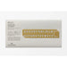 Traveler's Company Brass Template Bookmark Alphabets